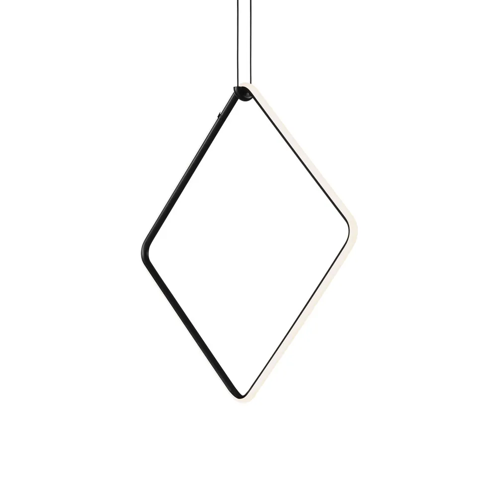 Arrangements Square pendel, Black, large Flos