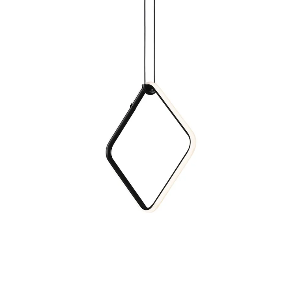 Arrangements Square pendel, Black, small Flos