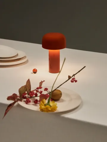 Bellhop bordslampa portabel - Brick red, IP54 (inom/utomhus) - Flos