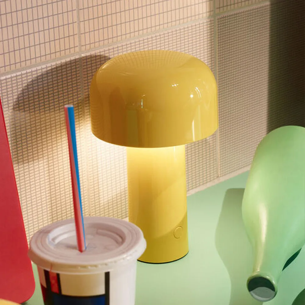 Bellhop bordslampa portabel, Yellow Flos
