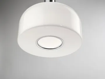 Bellhop Glass S1 pendel - Bright aluminum - Flos