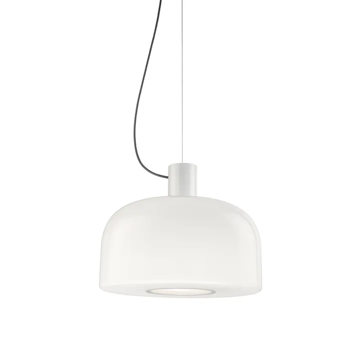 Bellhop Glass S1 pendel - White - Flos