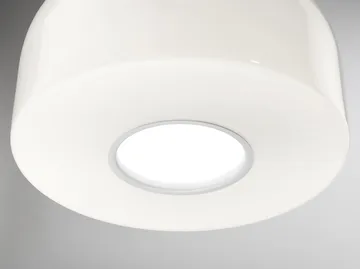 Bellhop Glass S2 pendel - White - Flos