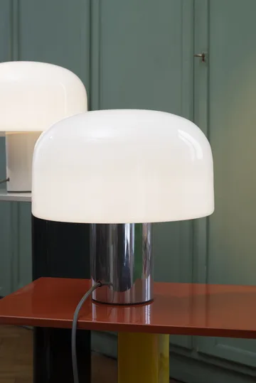 Bellhop Glass T bordslampa - Bright aluminum - Flos