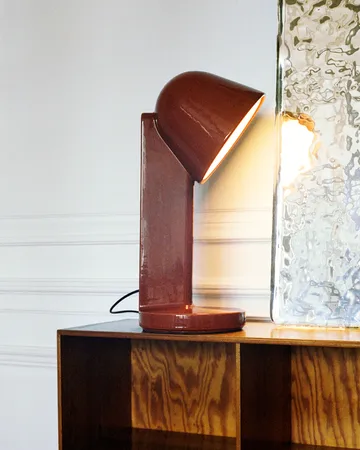 Céramique Down bordslampa - Rust red - Flos