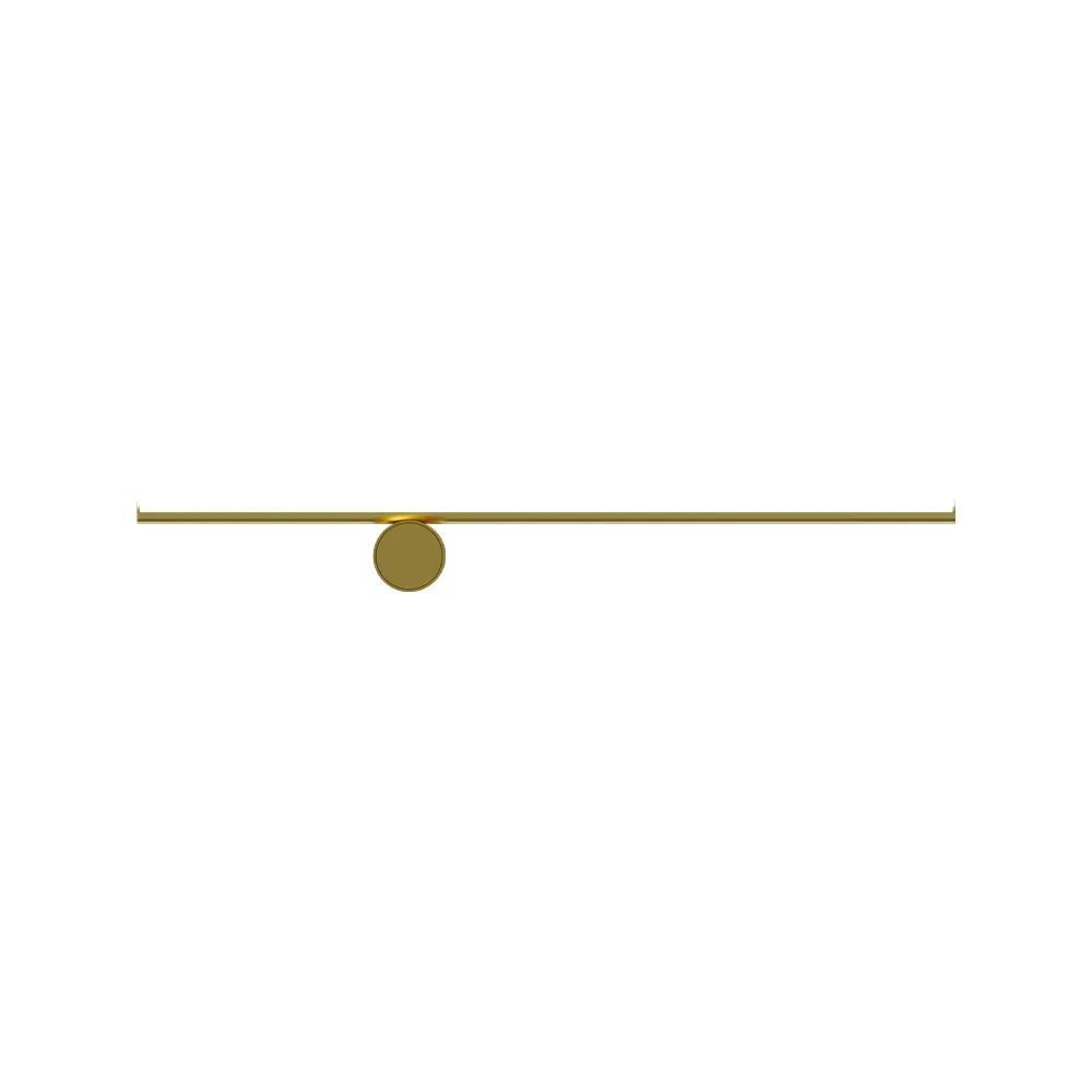 Coordinates W1 vägglampa, Mässing Flos