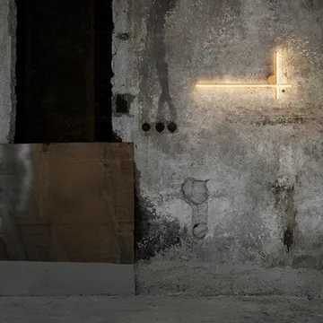 Coordinates W2 vägglampa - Mässing - Flos
