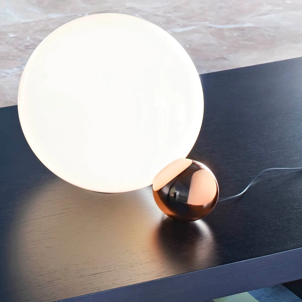 Copycat bordslampa, Guld Flos