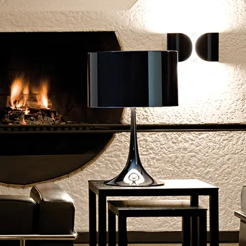 Foglio vägglampa - Svart blank - Flos