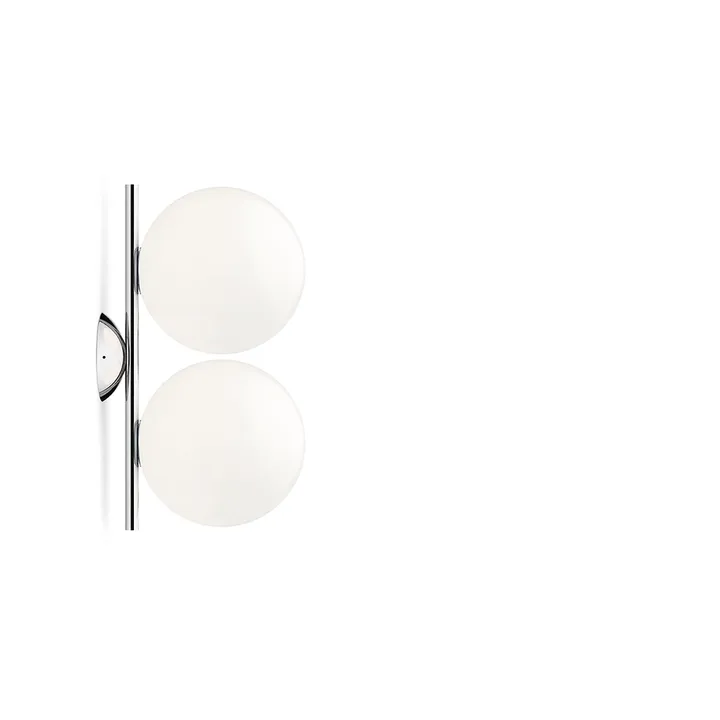 IC lights C/W1 Double vägglampa - Krom-opal - Flos