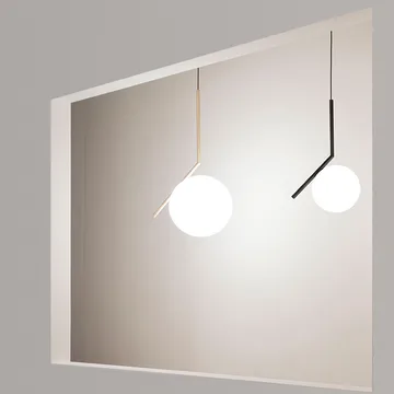 IC lights S2 pendel - Svart-opal - Flos