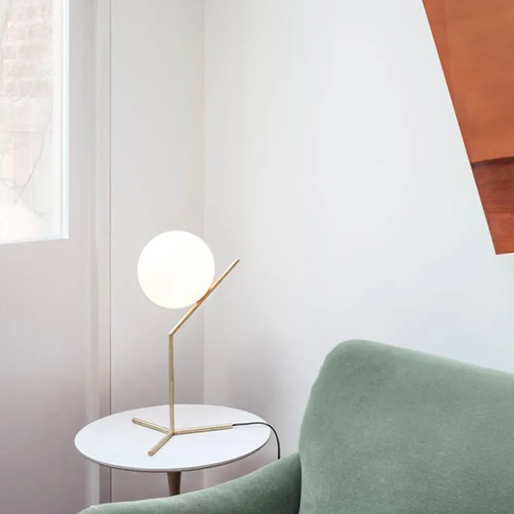 IC lights T1 low bordslampa, Krom-opal Flos