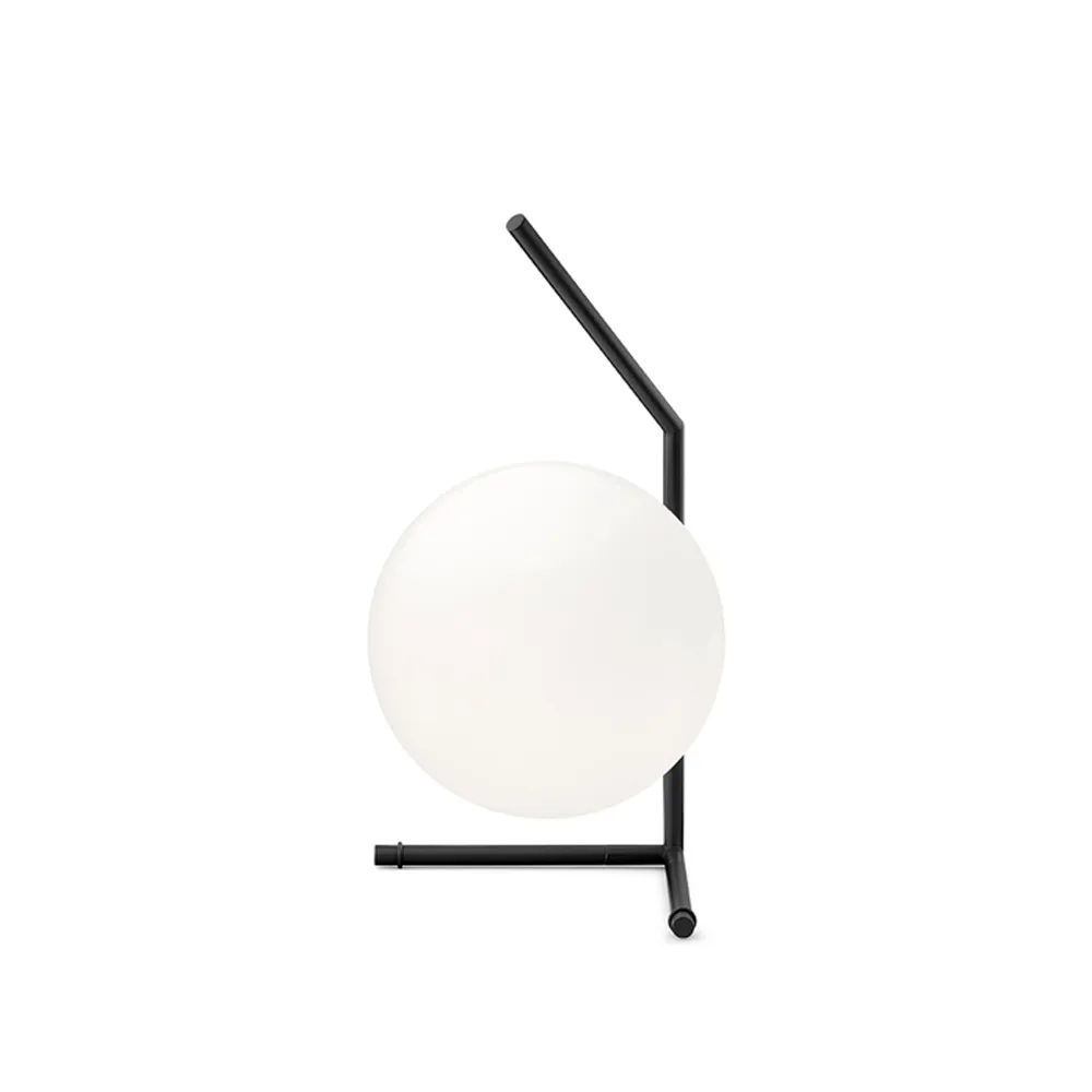 IC lights T1 low bordslampa, Svart-opal Flos