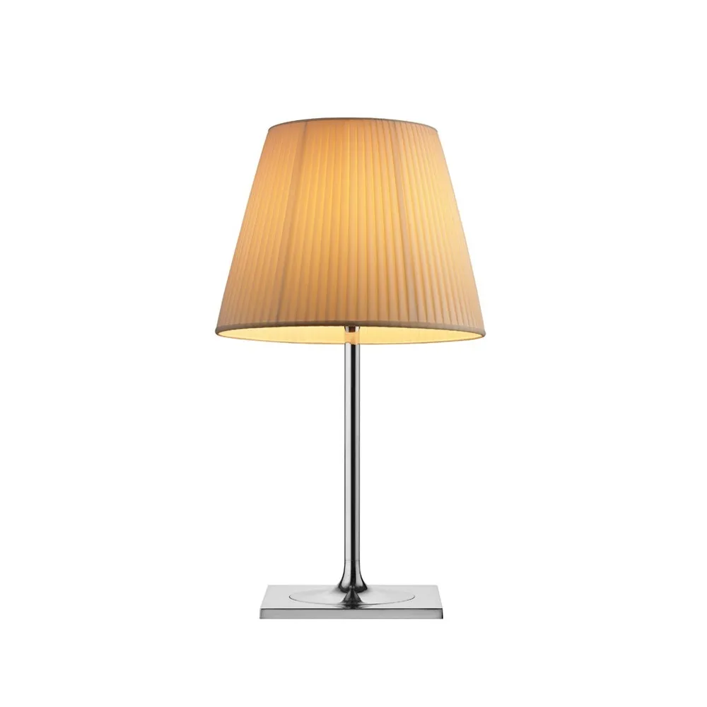 KTribe T2 bordslampa, Aluminium-textilskärm Flos