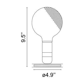 Lampadina bordslampa - Orange - Flos