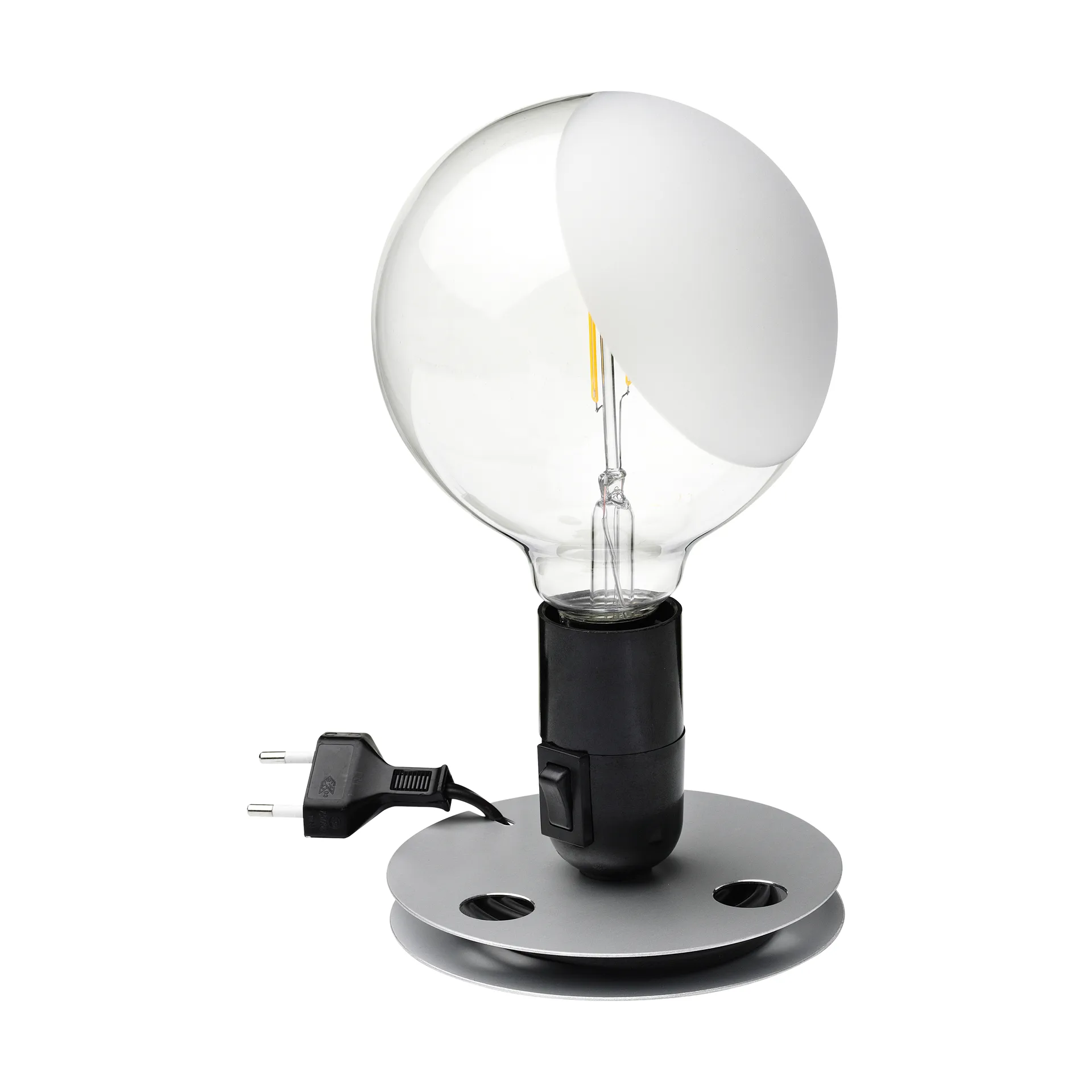 Lampadina bordslampa, Svart Flos