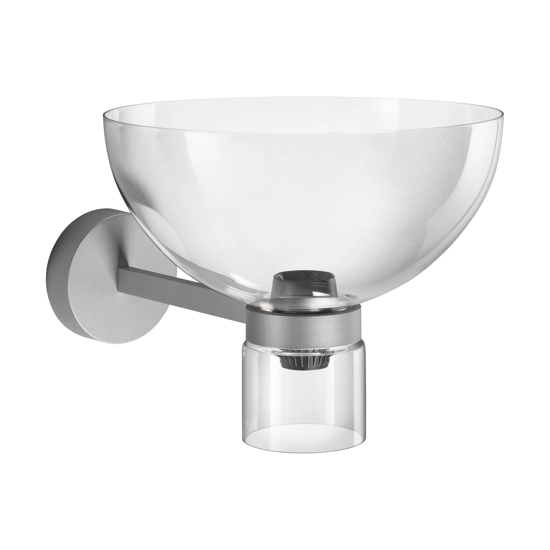 Nocturne Bowl vägglampa - Silver Flos
