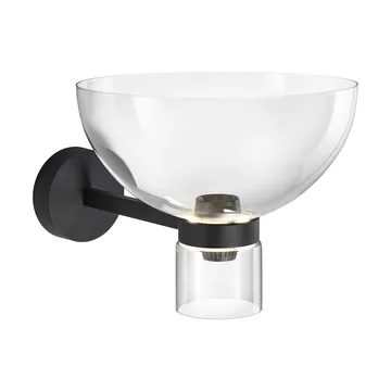 Nocturne Bowl vägglampa - Svart - Flos