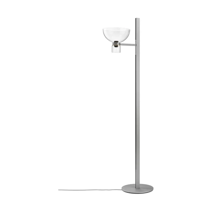 Nocturne F1 bowl golvlampa - silver - Flos