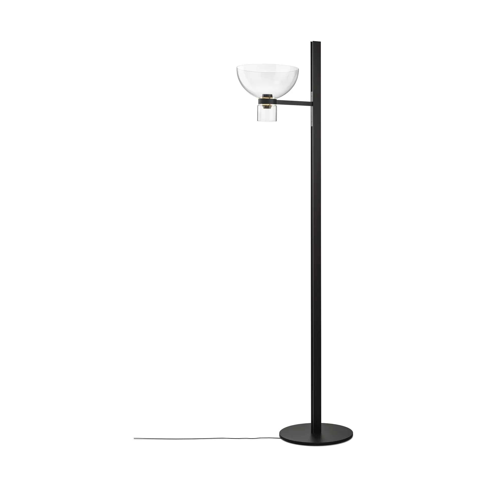 Nocturne F1 bowl golvlampa - svart Flos