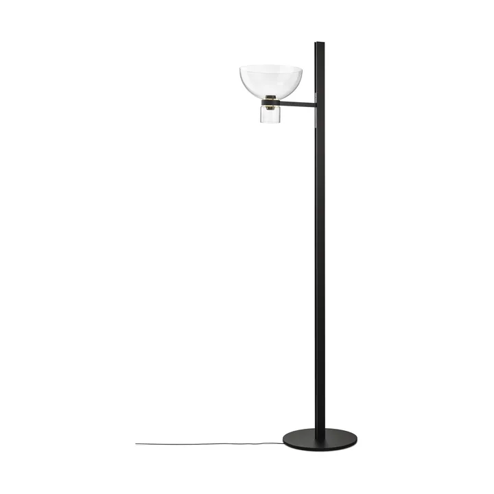 Nocturne F1 bowl golvlampa - svart - Flos