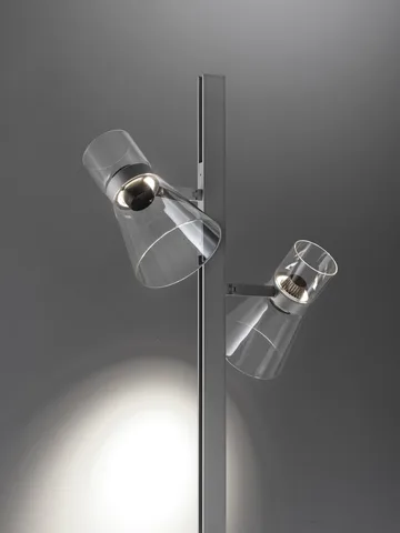 Nocturne F2 cone golvlampa - Silver - Flos
