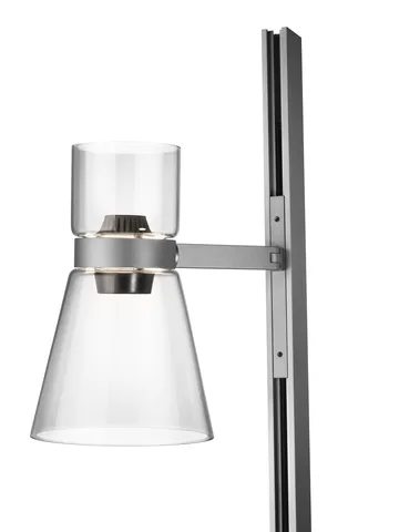 Nocturne FI cone golvlampa - Silver - Flos