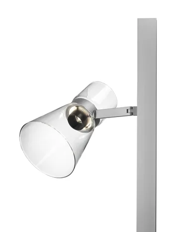 Nocturne FI cone golvlampa - Silver - Flos