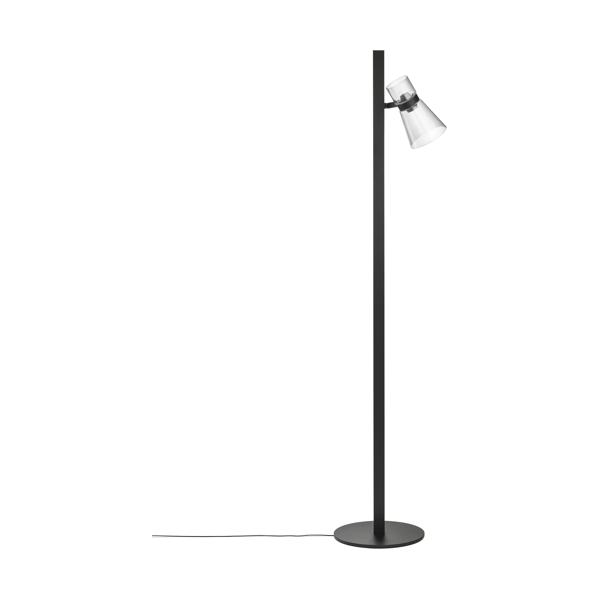 Nocturne FI cone golvlampa - Svart Flos