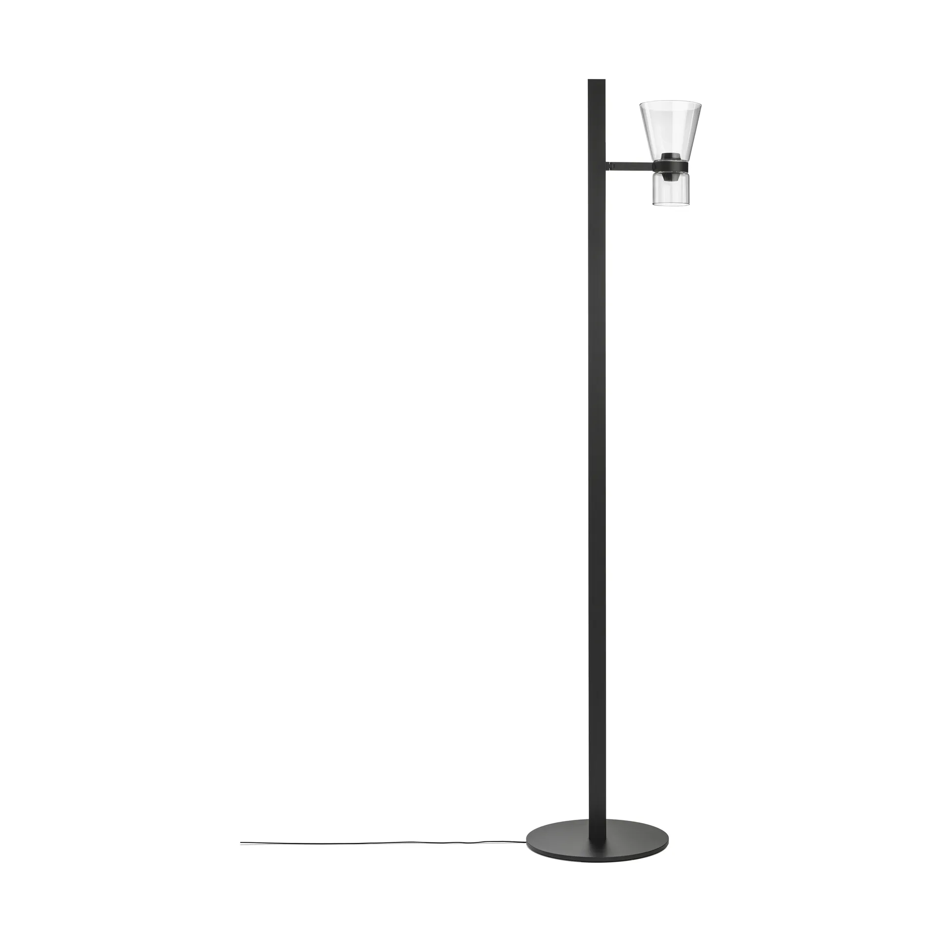 Nocturne FI cone golvlampa - Svart Flos