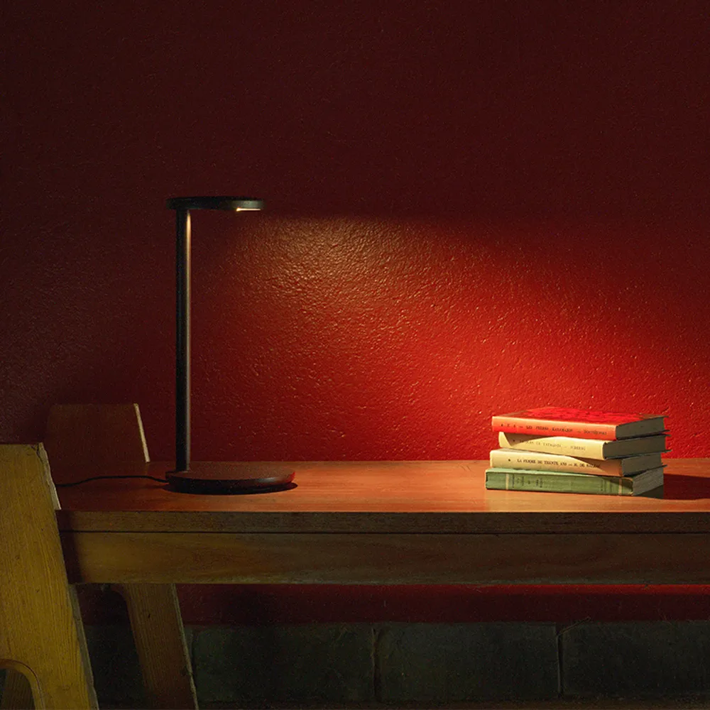 Oblique bordslampa, Antracit Flos