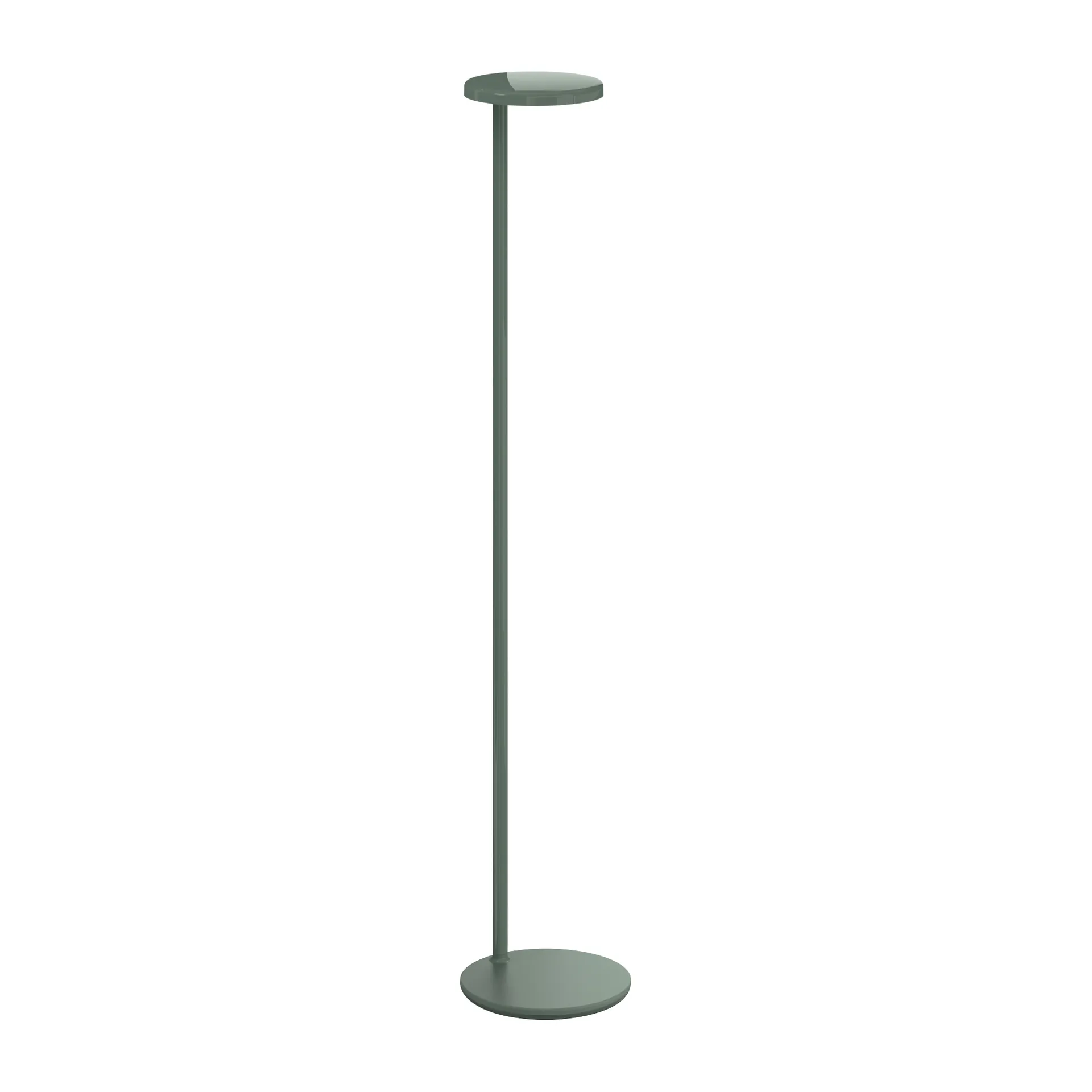 Oblique golvlampa, Glossy sage (grön) Flos