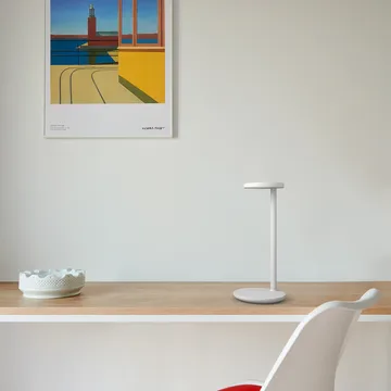 Oblique Qi bordslampa - Antracit - Flos