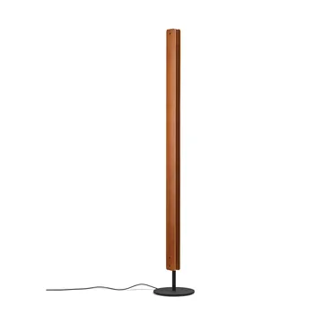 Seki-han golvlampa 226 cm - Heat treatened ash-black metal - Flos