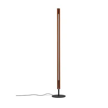 Seki-han golvlampa 226 cm - Heat treatened ash-black metal - Flos
