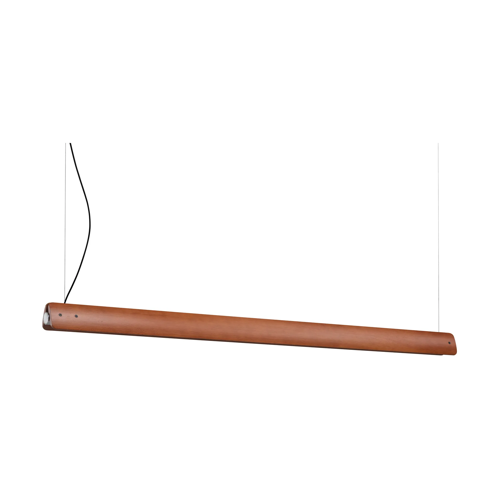 Seki-han pendel 169,2 cm, Heat treatened ash-black metal Flos