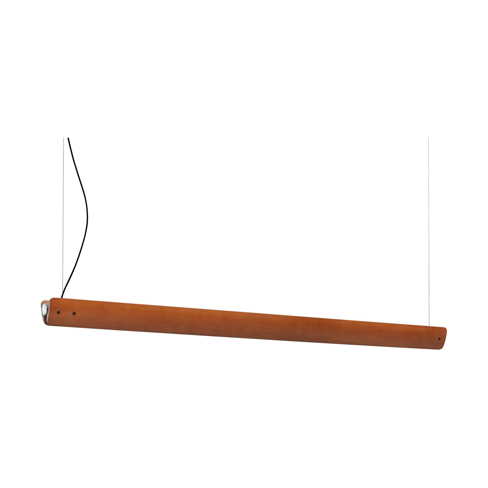 Seki-han pendel 169,2 cm, Heat treatened ash-black metal Flos