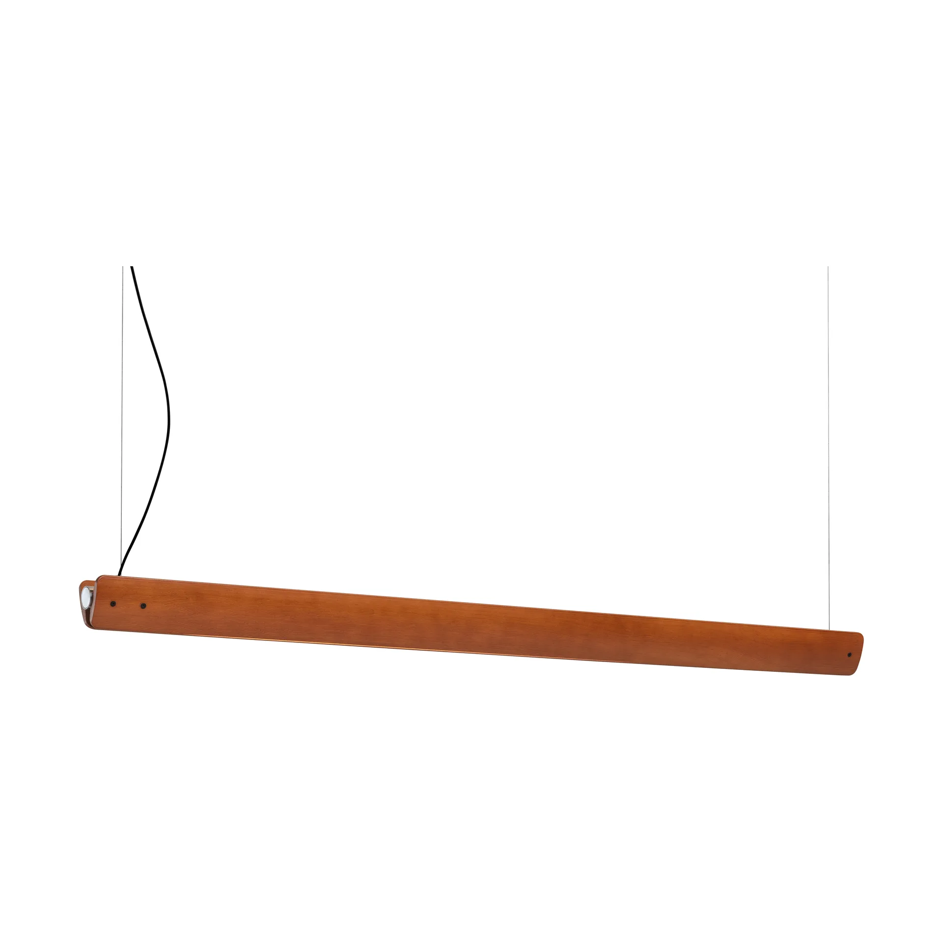 Seki-han pendel 169,2 cm, Heat treatened ash-black metal Flos