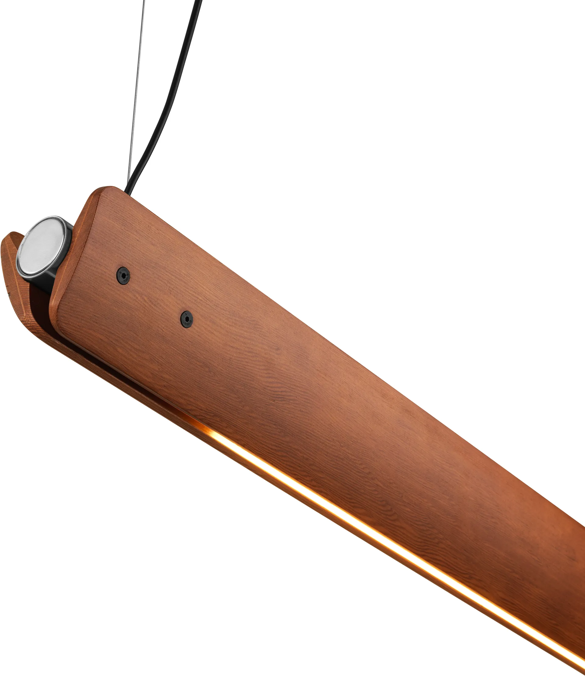 Seki-han pendel 169,2 cm, Heat treatened ash-black metal Flos