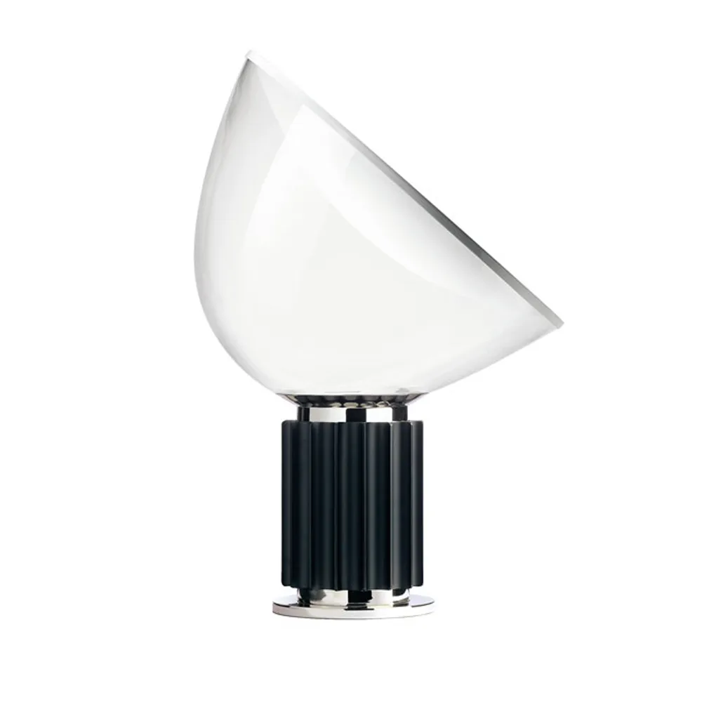 Taccia PMMA bordslampa, Svart LED Flos