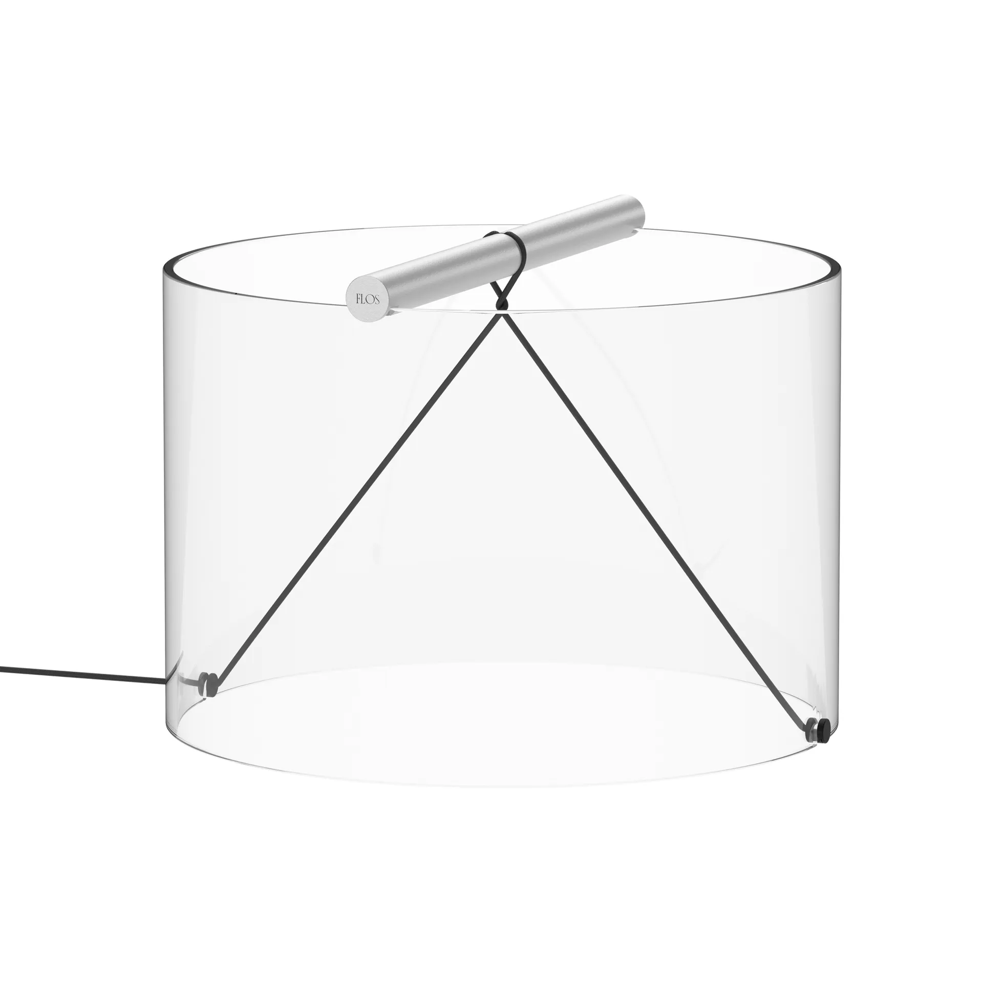 To-Tie T3 bordslampa, Anodiserat aluminium Flos