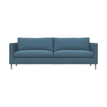 Alex 2,5-sits soffa - Tyg Hiro Light Blue-aluminiumben - Fogia