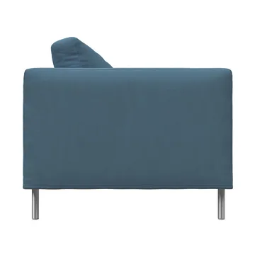 Alex 2,5-sits soffa - Tyg Hiro Light Blue-aluminiumben - Fogia