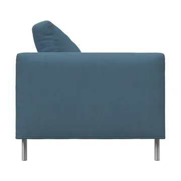 Alex High 2,5-sits soffa - Tyg Hiro Light Blue-aluminiumben - Fogia