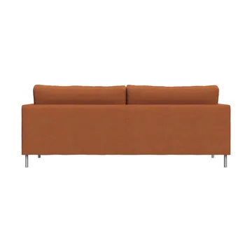 Alex High 2,5-sits soffa - Tyg Hiro Rustred-aluminiumben - Fogia