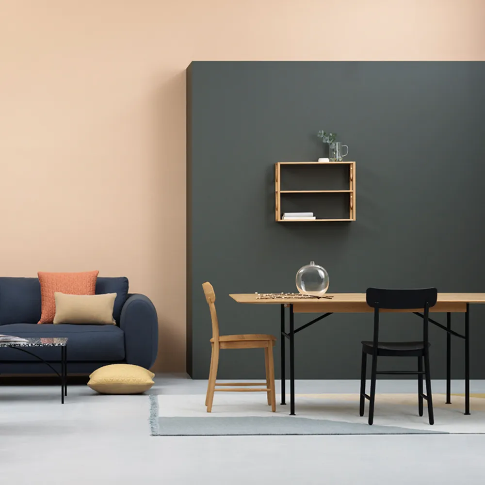 Arch hylla, ek klarlack, mini Fogia