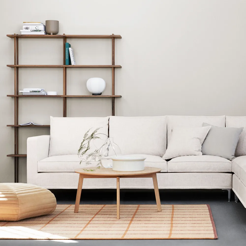 Area soffbord, ek mattlack, ø80 h.39 cm Fogia
