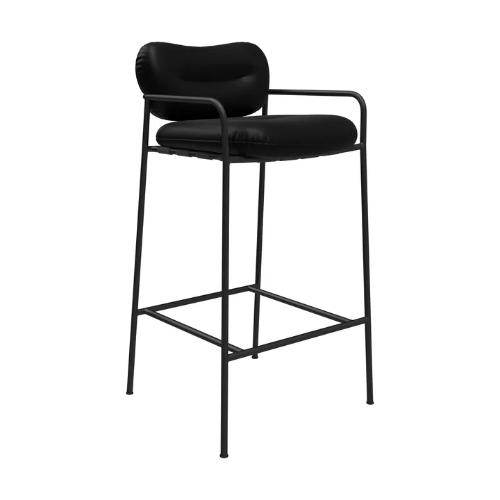 Bollo barstol high 75 cm - Elmotique 99001 svart-svart - Fogia