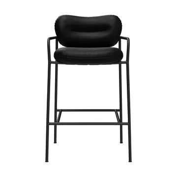 Bollo barstol low 65 cm - Elmotique 99001 svart-svart - Fogia