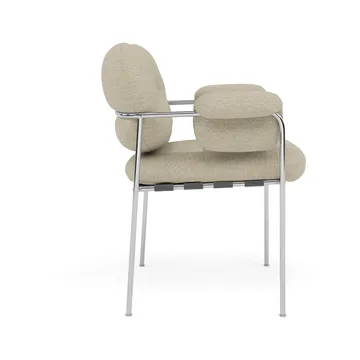 Bollo stol - Barnum 2-polished stainless steel - Fogia